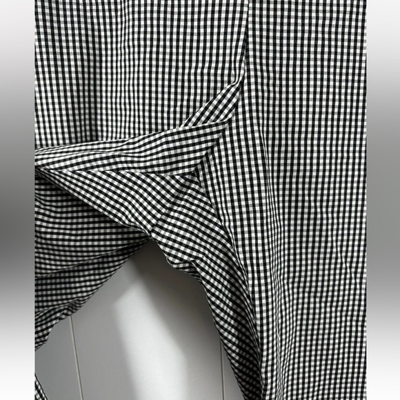 Lane Bryant The Allie Pants Trousers White Black Shepherd Check Stretch size 28R - Picture 3 of 8